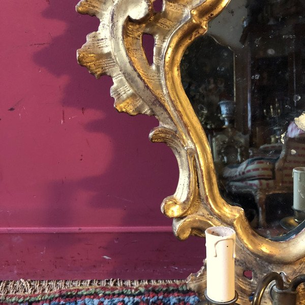 Reflecting mirror, Italy, 18th century