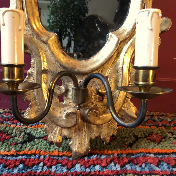 Reflecting mirror, Italy, 18th century