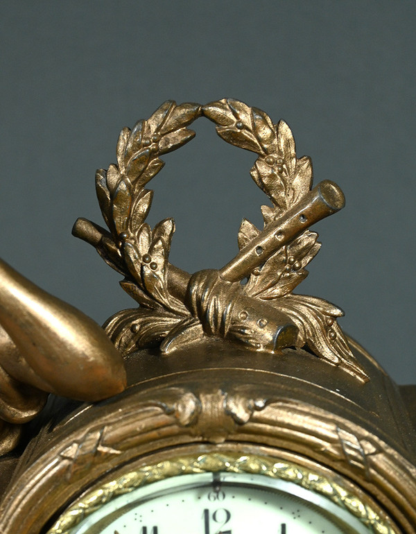 Regule and Marble Mantel Insert, Art Deco - 1920