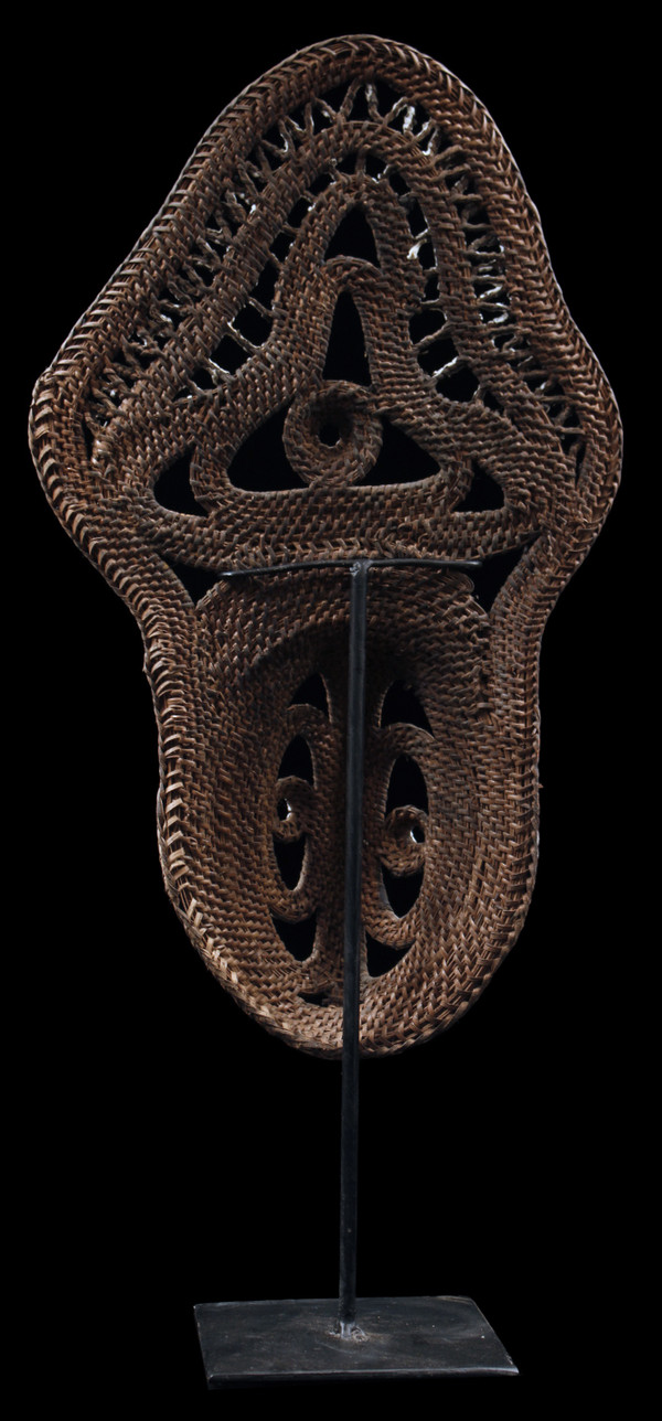 Yamswurzelmaske, Stammeskunst, Ozeanische Kunst, Korbflechterei, Papua-Neuguinea, Ozeanische Kunst