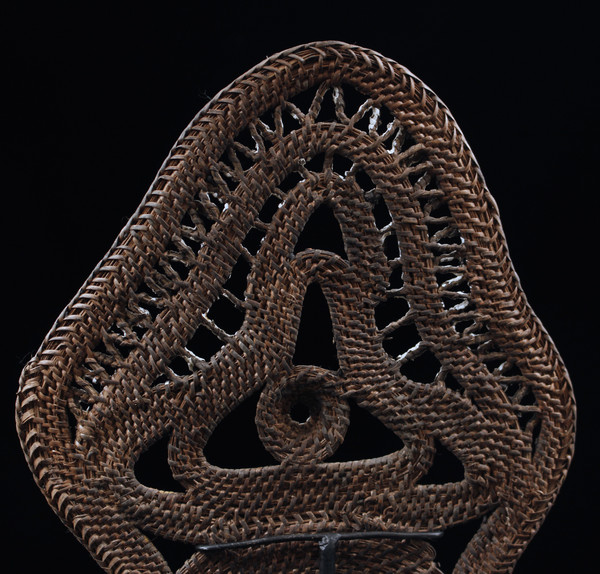 Yamswurzelmaske, Stammeskunst, Ozeanische Kunst, Korbflechterei, Papua-Neuguinea, Ozeanische Kunst
