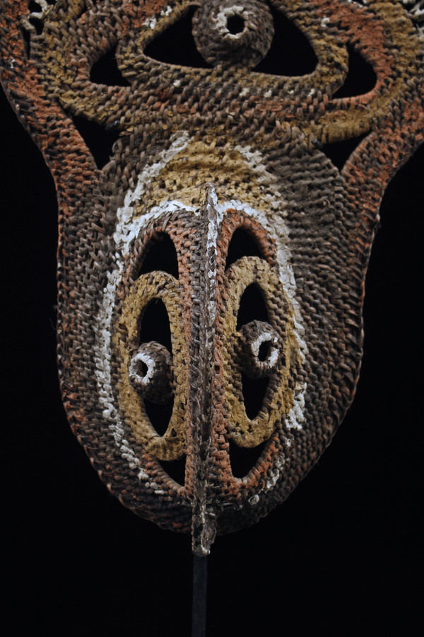 Yamswurzelmaske, Stammeskunst, Ozeanische Kunst, Korbflechterei, Papua-Neuguinea, Ozeanische Kunst