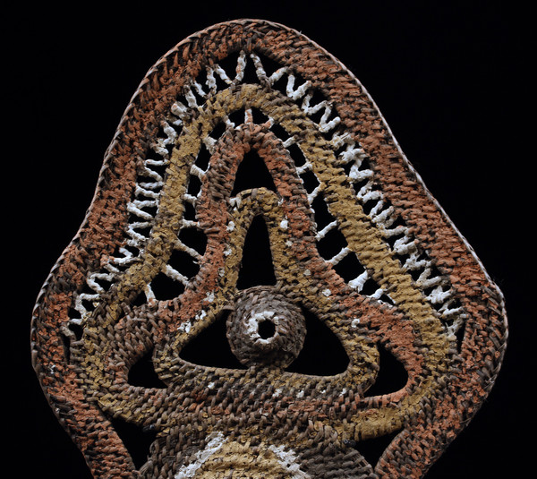 Yamswurzelmaske, Stammeskunst, Ozeanische Kunst, Korbflechterei, Papua-Neuguinea, Ozeanische Kunst