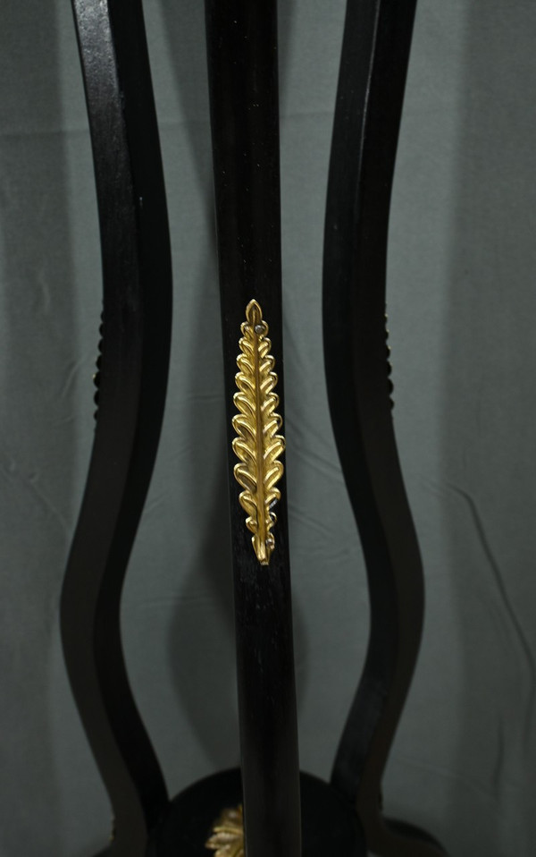 Blackened Wood Sellette, Napoleon III style - 1920
