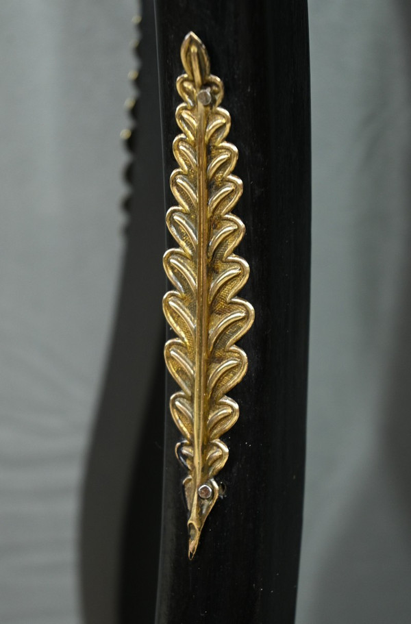 Blackened Wood Sellette, Napoleon III style - 1920