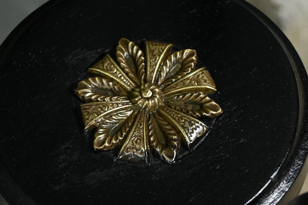 Blackened Wood Sellette, Napoleon III style - 1920