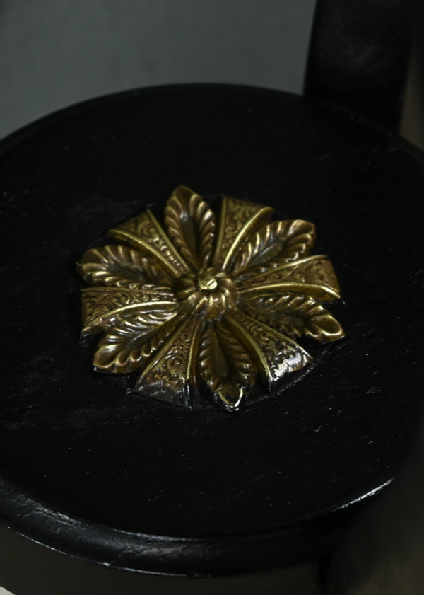 Blackened Wood Sellette, Napoleon III style - 1920