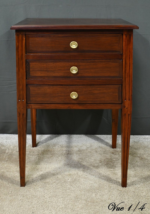 Chiffonnier aus Mahagoni, Epoche Louis XVI - Ende XVIII.