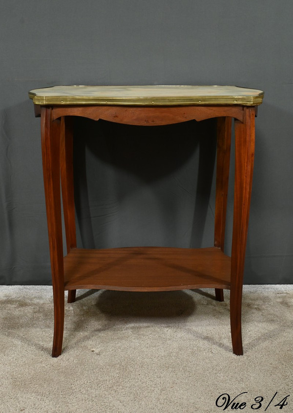 Mahogany and marble table - 1920