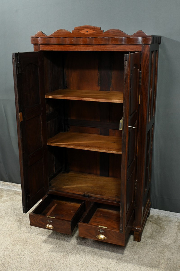 Speziere Pondichery in teak e palissandro - 1900