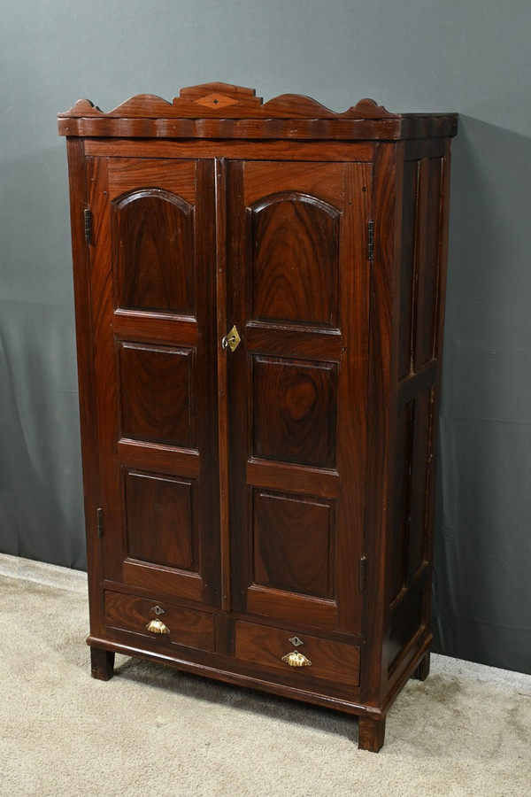 Speziere Pondichery in teak e palissandro - 1900