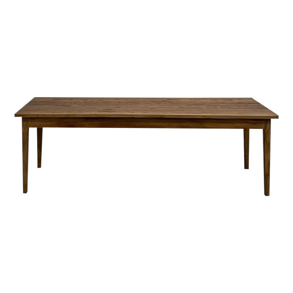 Farmhouse table with beech and solid ash spindle legs