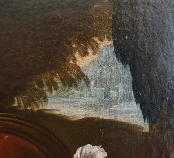 Holländische Schule des 17. Jahrhunderts, Papagei und Sittich, HST Mathias Whithoos zugeschrieben - 93,5cm x 109cm