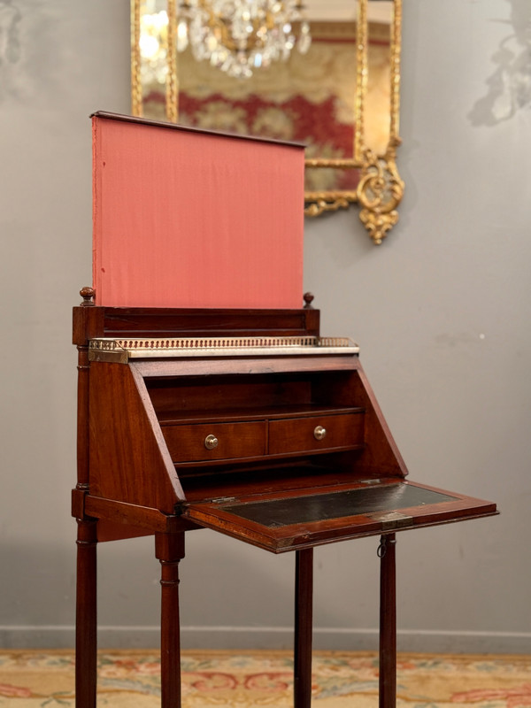 Billet Doux En Acajou d'Epoque Louis XVI Vers 1780