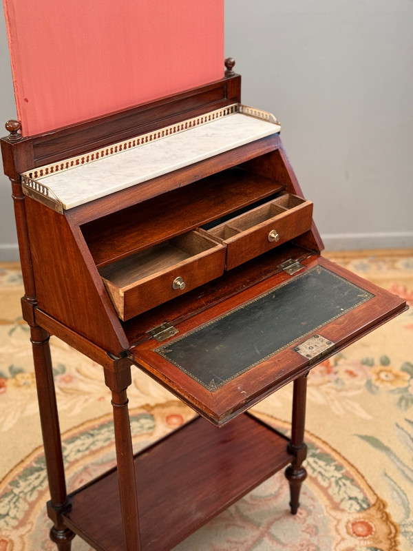 Billet Doux En Acajou d'Epoque Louis XVI Vers 1780