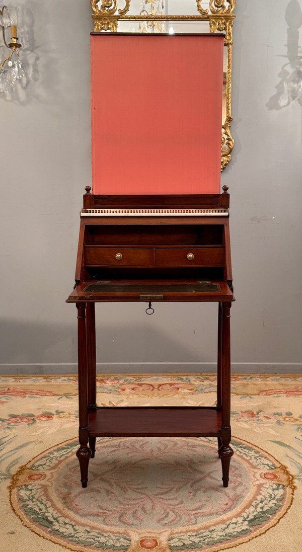 Billet Doux En Acajou d'Epoque Louis XVI Vers 1780