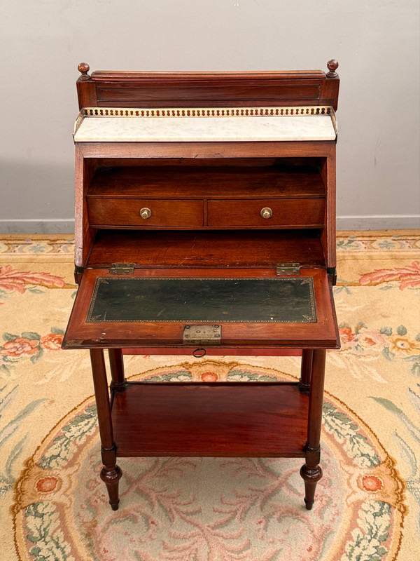 Billet Doux En Acajou d'Epoque Louis XVI Vers 1780
