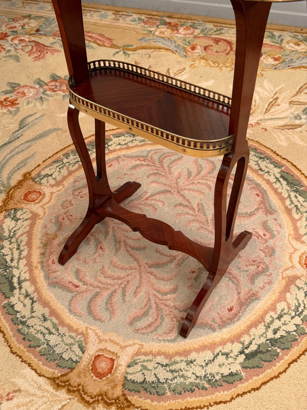 Kristalltreppe, Tisch Rognon Im Stil von Louis XVI Geprägt Um 1900