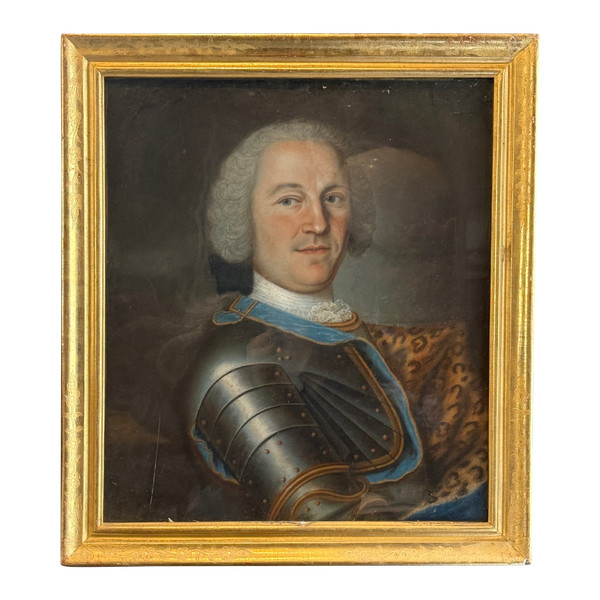 Porträt eines edlen Offiziers Pastellmalerei der Übergangszeit Um 1770