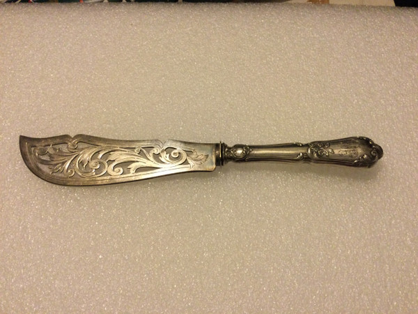 Silver serving knife