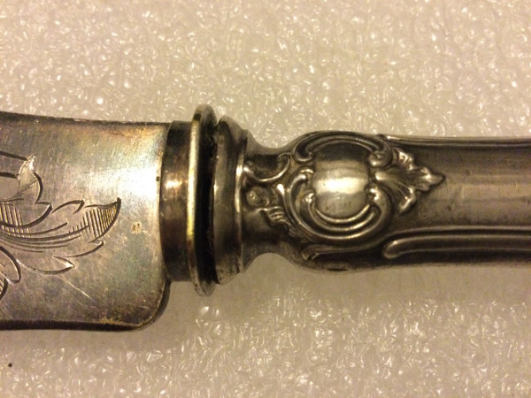 Silver serving knife