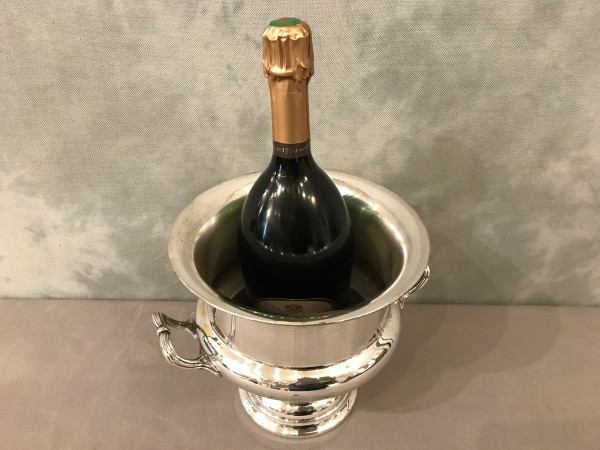 20th century silver-plated champagne bucket