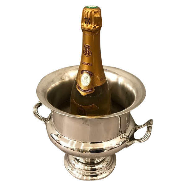20th century silver-plated champagne bucket