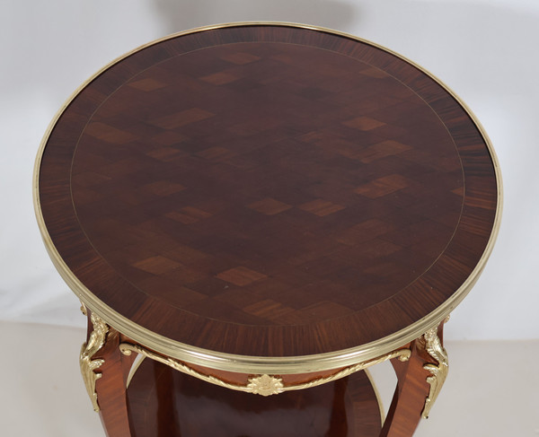 Transition-style pedestal table, 1900s