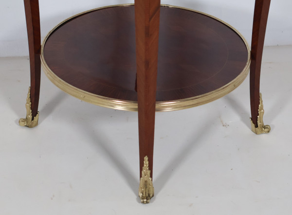 Transition-style pedestal table, 1900s