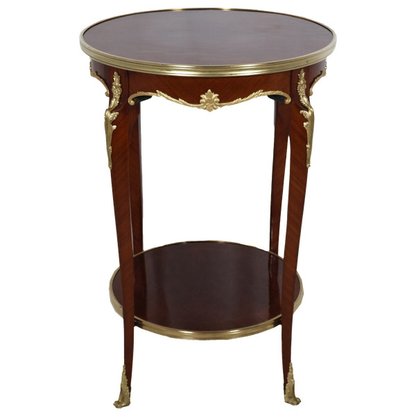 Transition-style pedestal table, 1900s