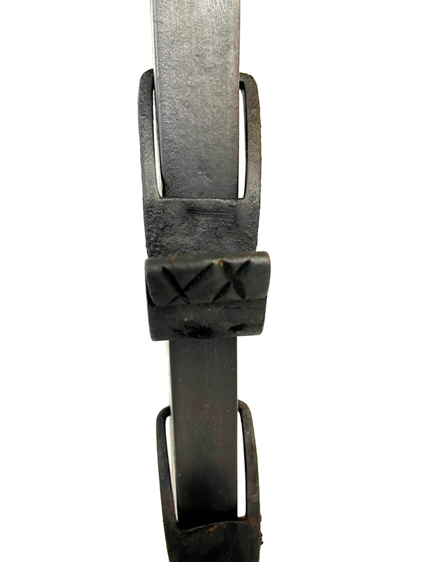 Pair of Grands Landiers de Château en Bourgogne, 18ᵉ Siècle - Monogrammed andirons