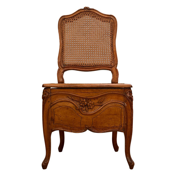 Louis XV period Chaise De Commodité, circa 1760.