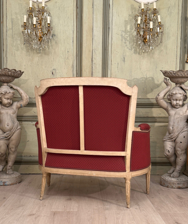 Marquise En Bois Laque d'Epoque Louis XVI, Vers 1780