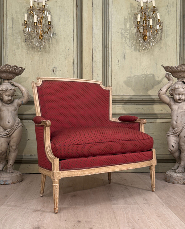 Marquise En Bois Laque d'Epoque Louis XVI, Vers 1780