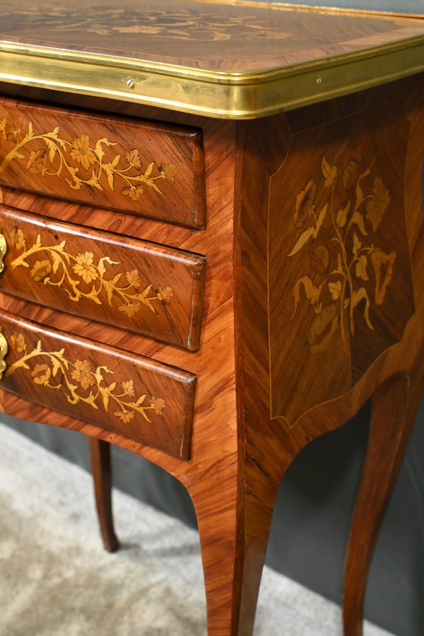 Chevet en Bois de Rose et Palissandre, style Louis XV – Fin XIXe