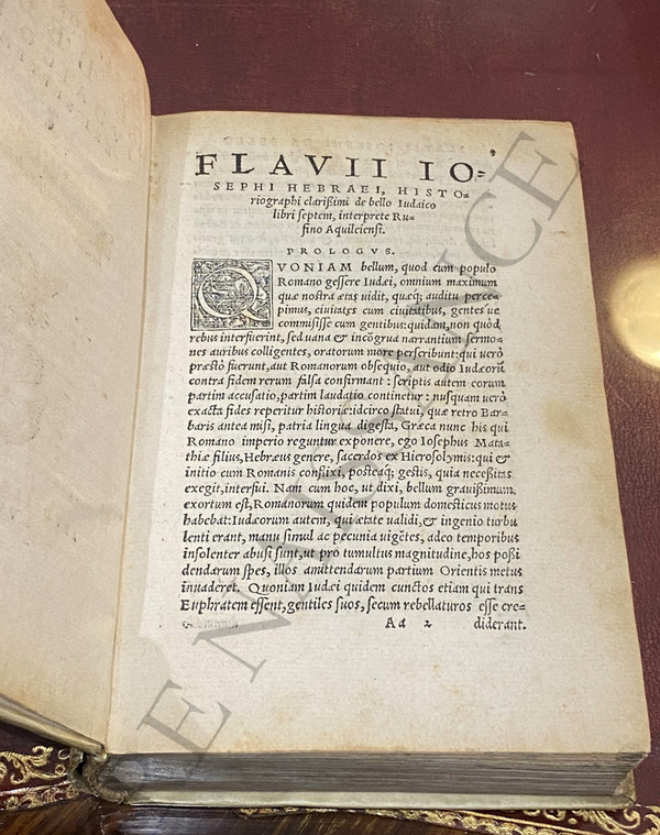 Flavius Joseph,  La Guerre des Juifs, 1539.