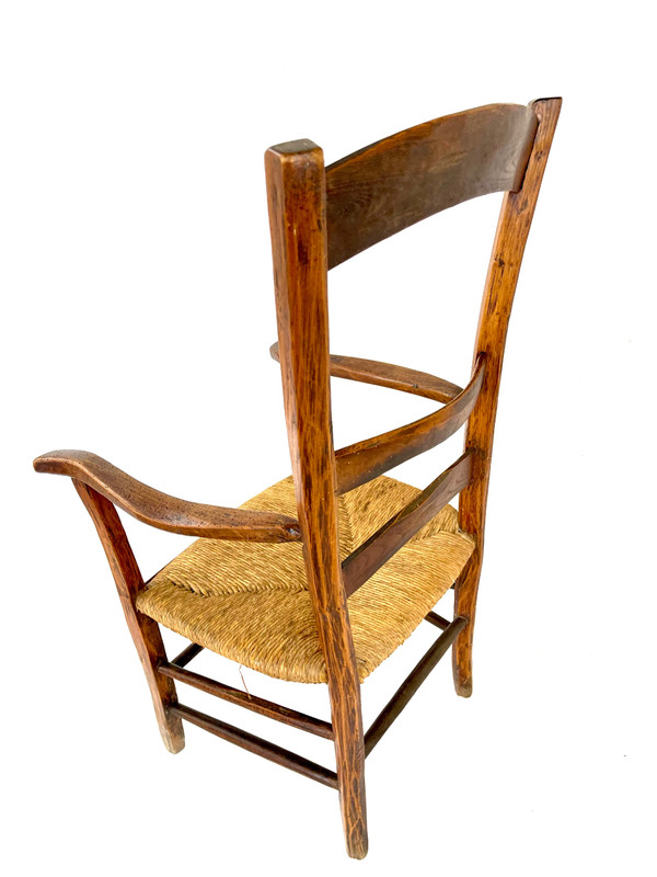 Rustic country armchair from the 18th century - Authentic and full of charm