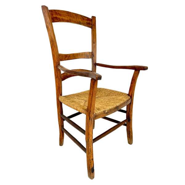 Rustic country armchair from the 18th century - Authentic and full of charm