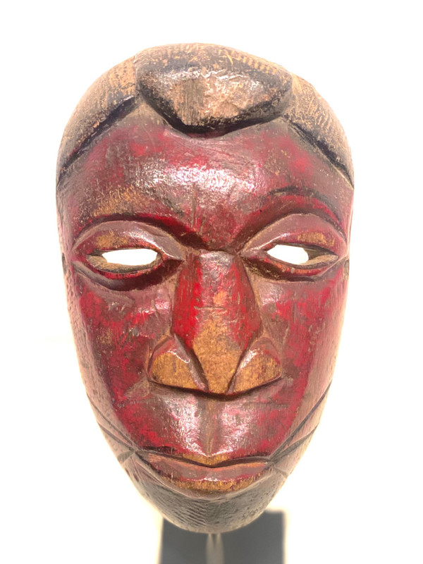 Piccola maschera antropomorfa MOSSI dal Burkina Faso