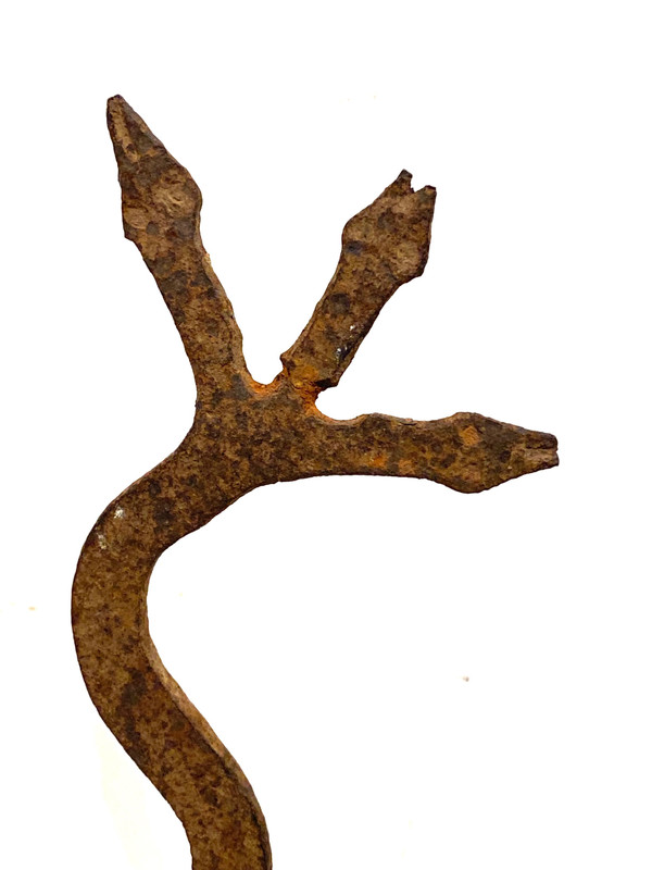 Fer rituel LOBI Serpent à 3 têtes 