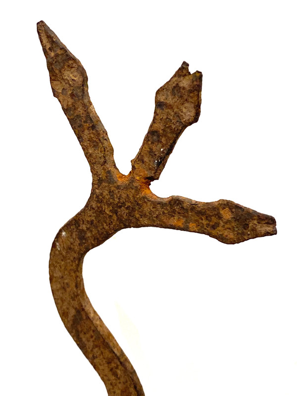 Fer rituel LOBI Serpent à 3 têtes 