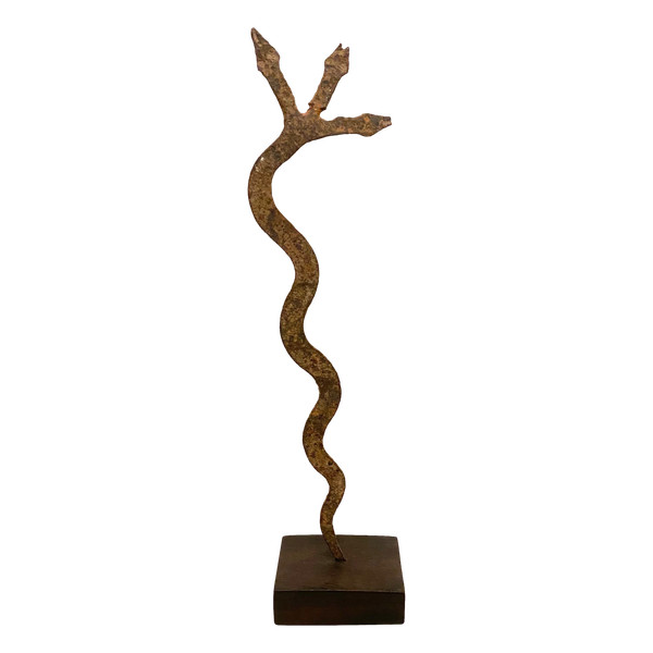 Fer rituel LOBI Serpent à 3 têtes 