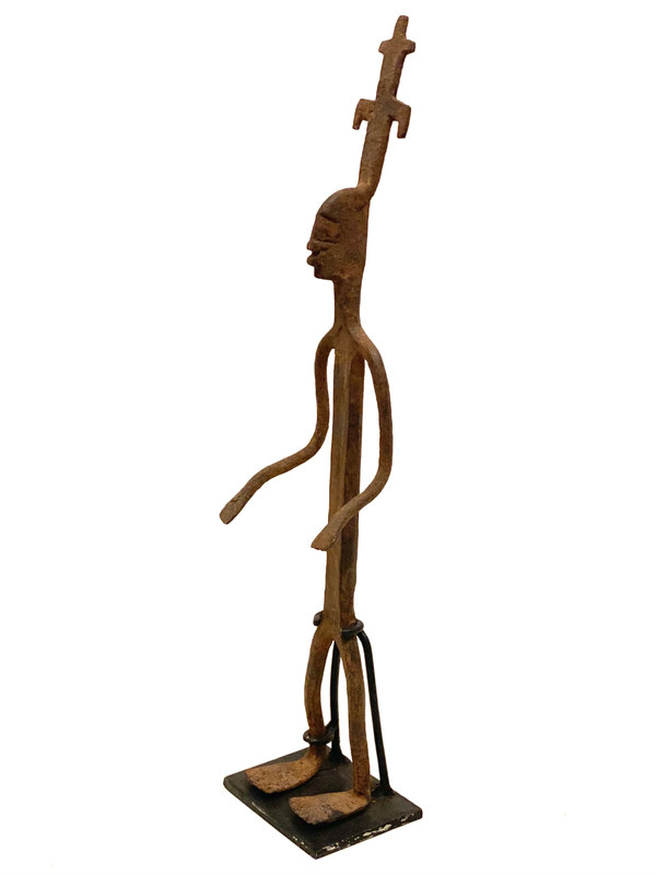 Anthropomorphic ritual iron DOGON from Mali