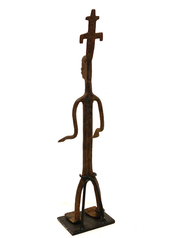 Anthropomorphic ritual iron DOGON from Mali