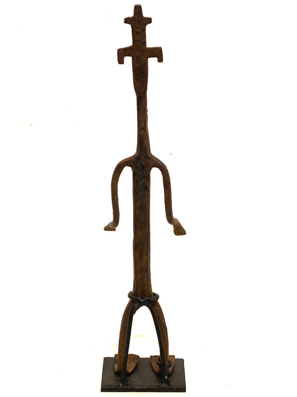 Anthropomorphic ritual iron DOGON from Mali