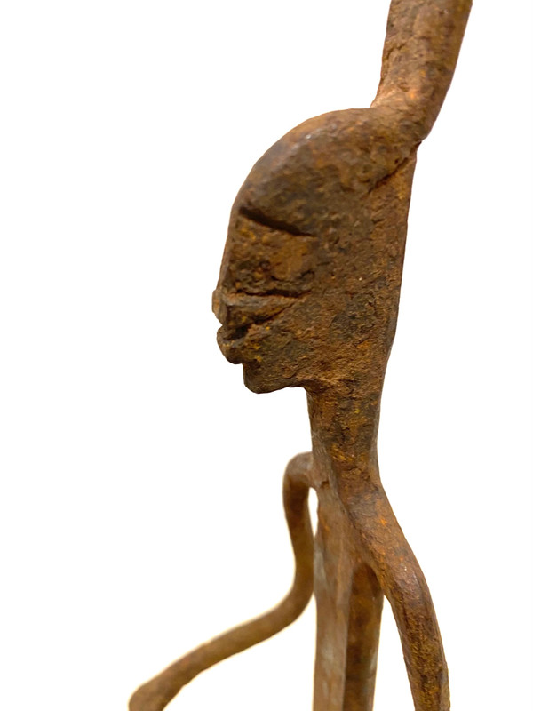 Anthropomorphic ritual iron DOGON from Mali