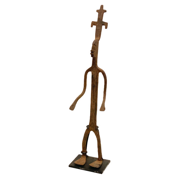 Anthropomorphic ritual iron DOGON from Mali
