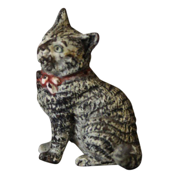 Bronze De Vienne Figurant Un Chat Vers 1900