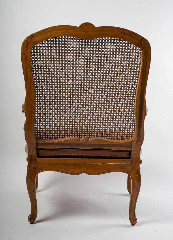 Jean-Baptiste Cresson Poltrona in canna Luigi XV 1750 ca.
