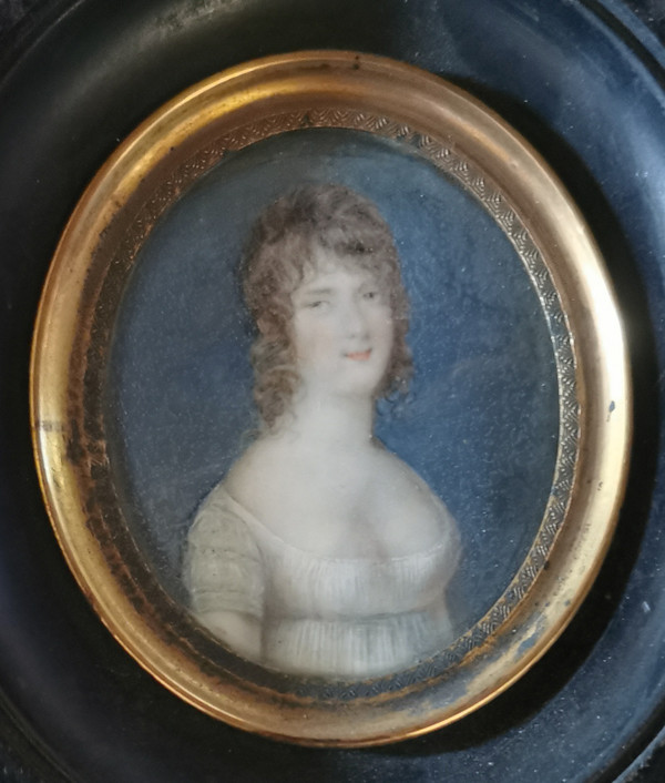 lady's portrait miniature early 19th century